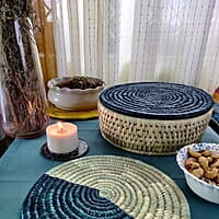 Moonj Lidded Basket
