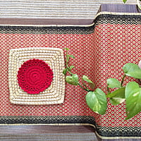 Madur Red Honey Comb Runner Madur Red Honey Comb Runner