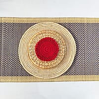 Madur Blue & Natural Runner Madur Blue & Natural Runner