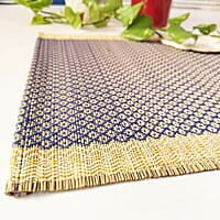 Madur Blue Honey Comb Table Mat (Set of 6) Madur Blue Honey Comb Table Mat (Set of 6)