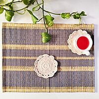 Blue & Natural Table Mat (Set of 6) Blue & Natural Table Mat (Set of 6)