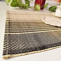 Madur Natural & Black Graded Table Mat (Set of 6) Madur Natural & Black Graded Table Mat (Set of 6)