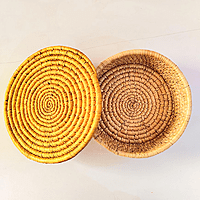 Moonj Lidded Basket