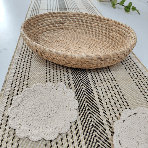 Natural Shallow Basket