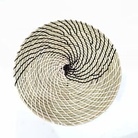 Black & White Moonj Trivet Black & White Moonj Trivet