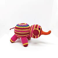 Crochet Striped Elephant Crochet Striped Elephant