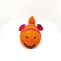 Crochet Stripe Rattle Fish