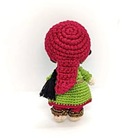 Crochet Kashmiri Miniature Doll Crochet Kashmiri Miniature Doll