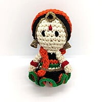 Crochet Gujrati Miniature Doll