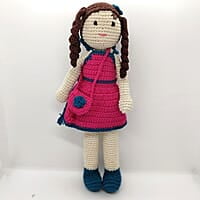 Crochet Summer Dress Large Doll Crochet Summer Dress Large Doll