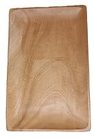 Wooden Natural rectangular tray for serving food, tea, coffee and toast || Home and Kitchen || 12 inches * 8 inches