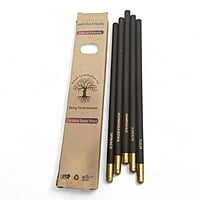Black Paper Pencils Black