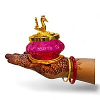 Kubera Glass Pot Mix Colours