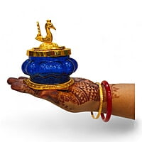 Kubera Glass Pot Mix Colours
