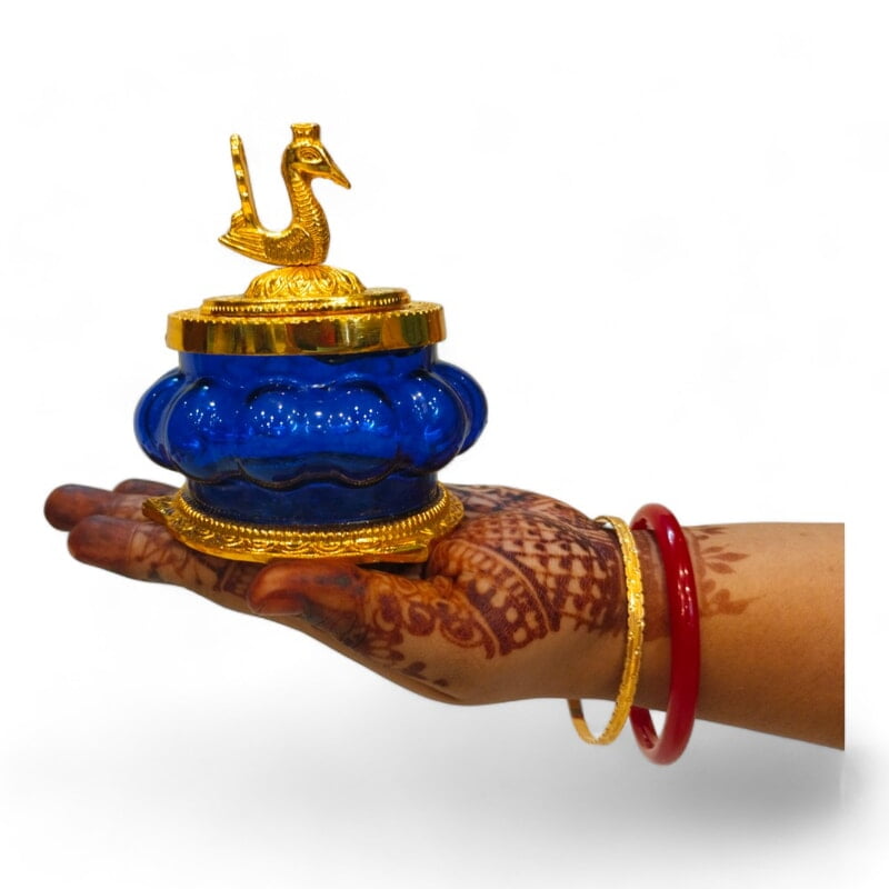 Kubera Glass Pot Mix Colours