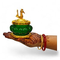 Kubera Glass Pot Mix Colours