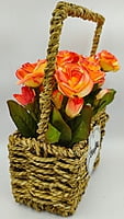 Cascading Blooms Hanging Pot (6.5" X 9.5")