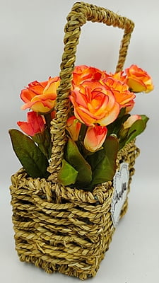 Cascading Blooms Hanging Pot (6.5" X 9.5") Cascading Blooms Hanging Pot (6.5" X 9.5")