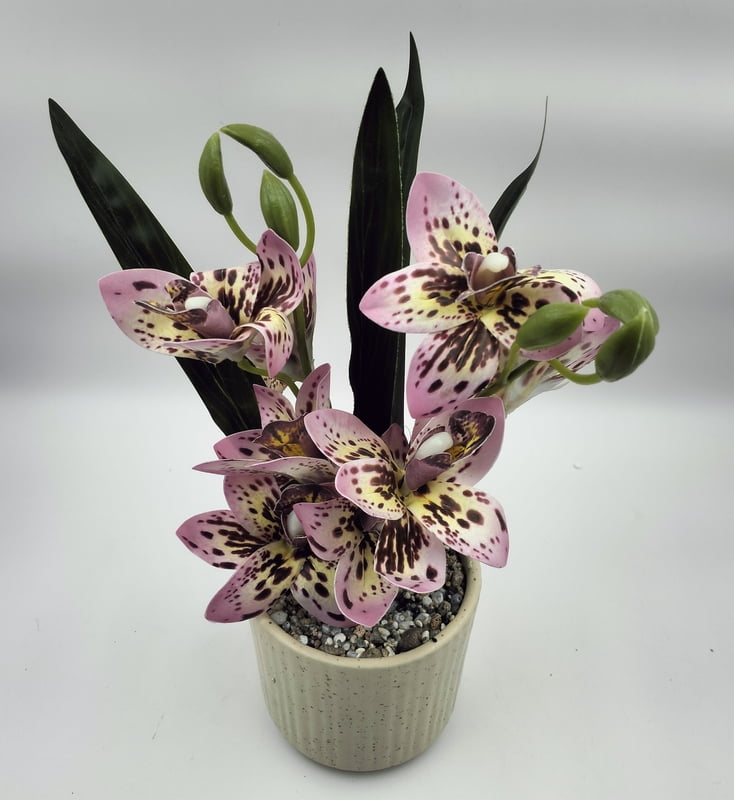 Petite Floral Pot (3" X 11") Petite Floral Pot (3" X 11")