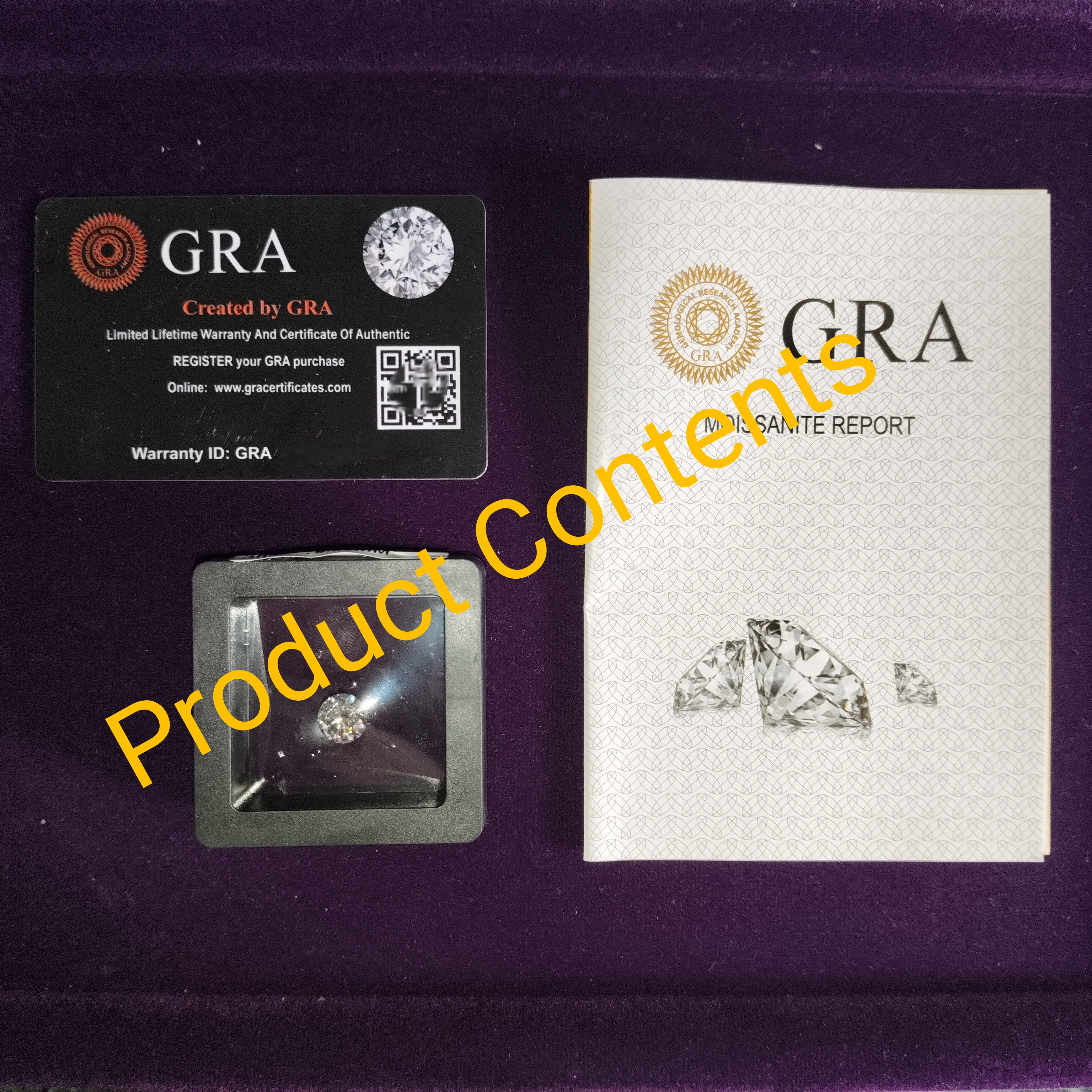 Moissanite Cushion Cut | GRA Certified