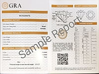 Moissanite Oval Cut | GRA Certified Moissanite Oval Cut | GRA Certified