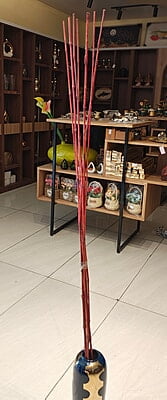 Spiral Bamboo Stick Display