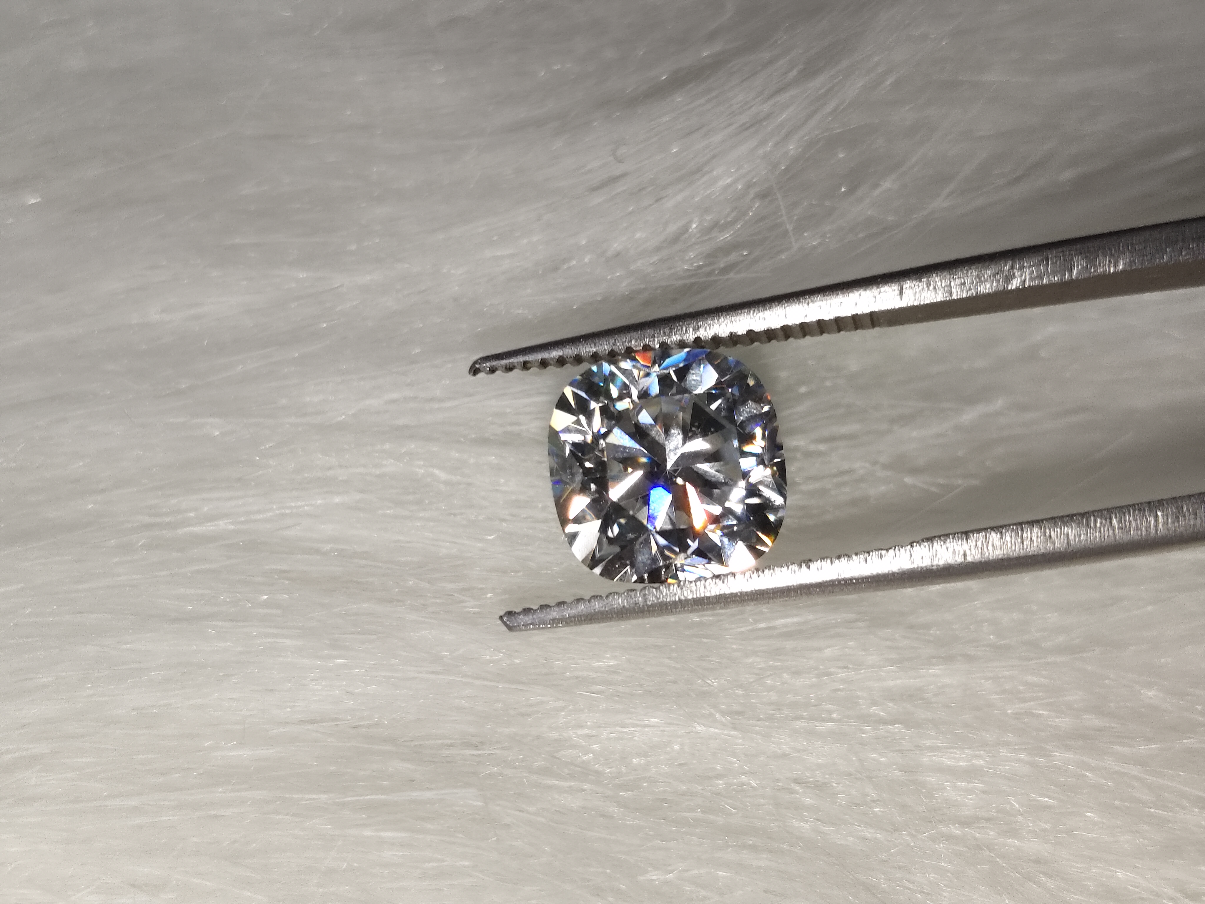 Moissanite Cushion Cut | GRA Certified