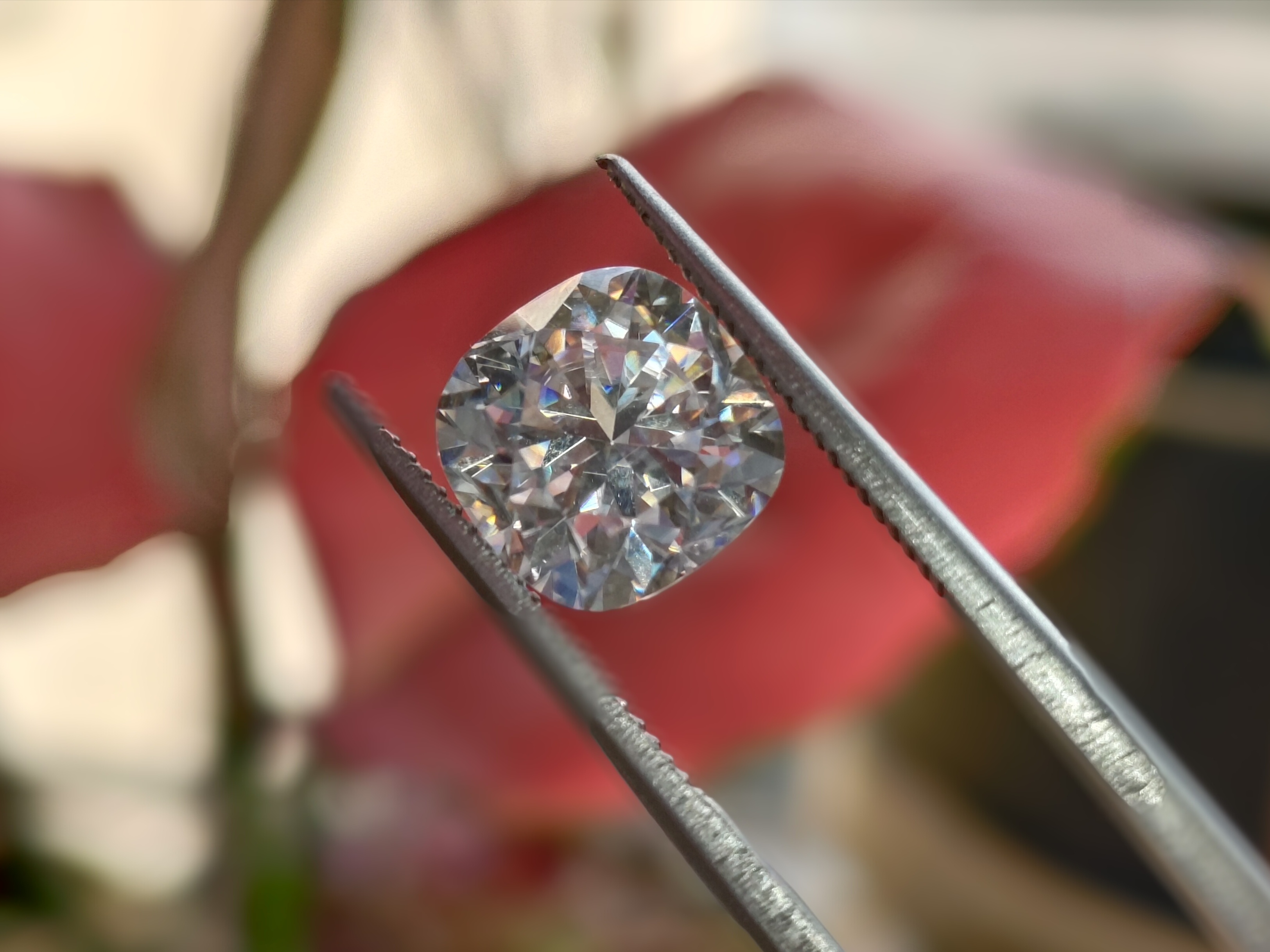 Moissanite Cushion Cut | GRA Certified