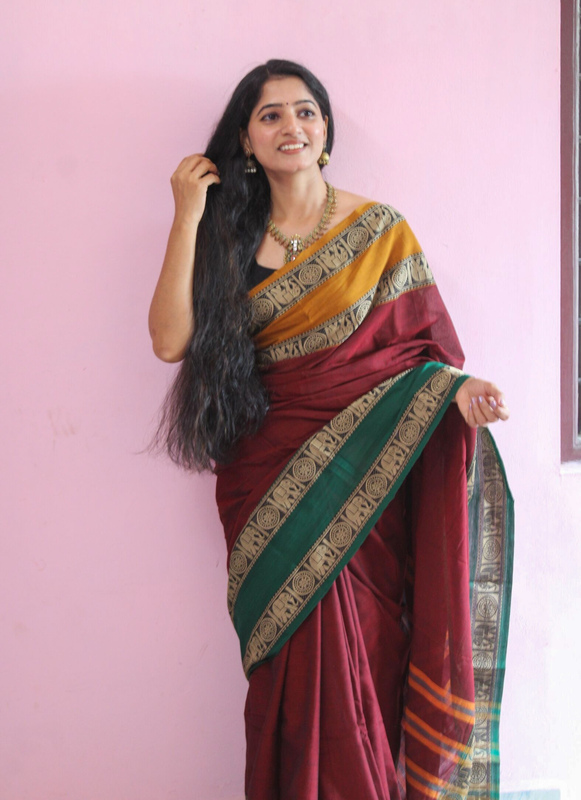 Vyanjana - व्यंजना ( Narayanpet cotton sarees )