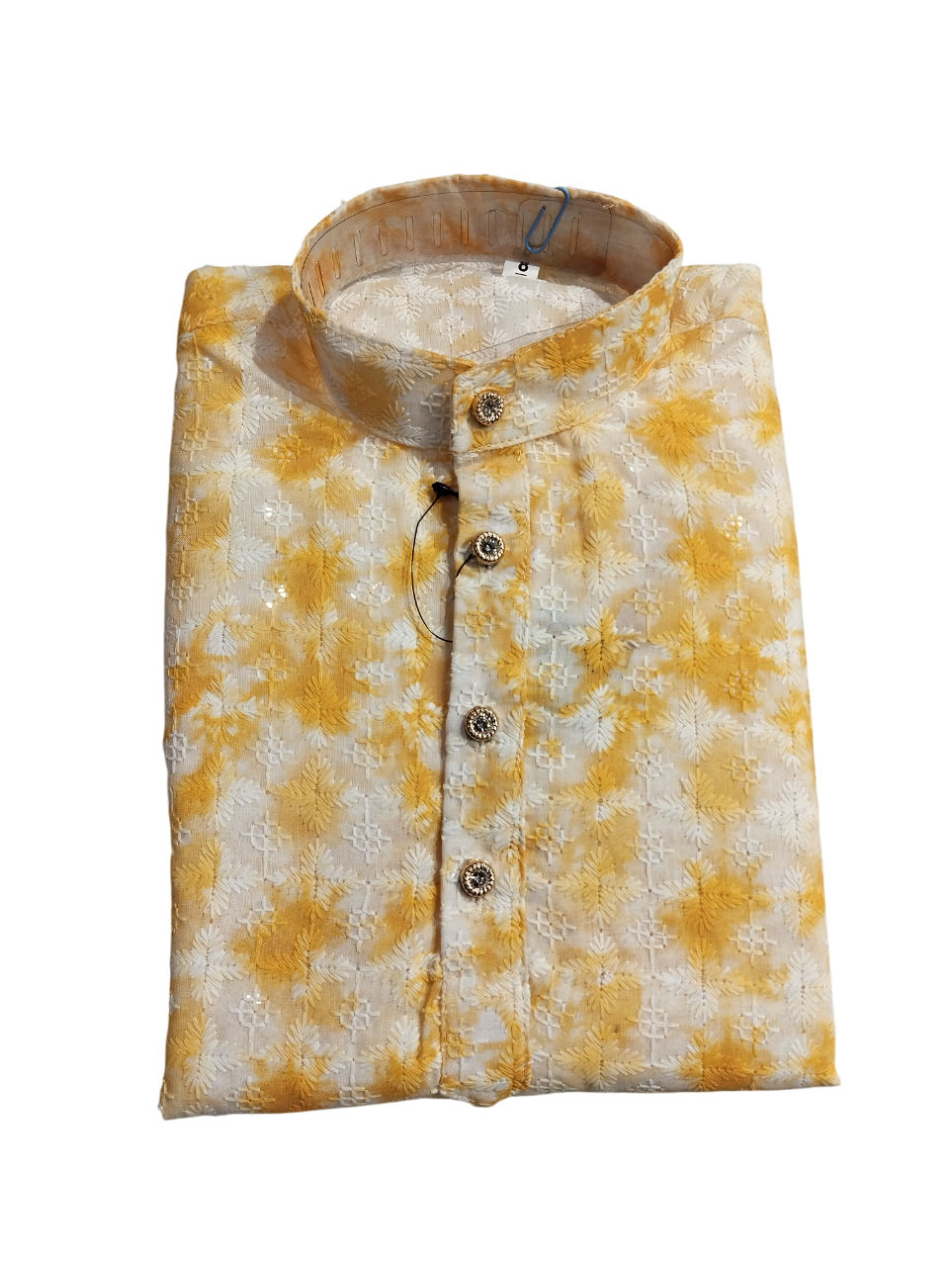 YELLOW PRINTED KURTA WITH PAYJAMA D.H/11 B.8408 YELLOW PRINTED KURTA WITH PAYJAMA D.H/11 B.8408