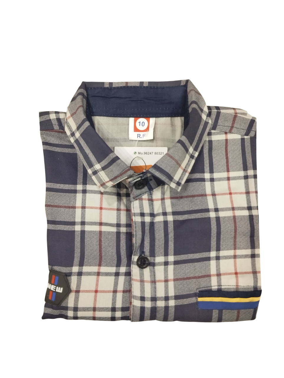 4/45 KIDS CHEX SHIRT B.4641 4/45 KIDS CHEX SHIRT B.4641