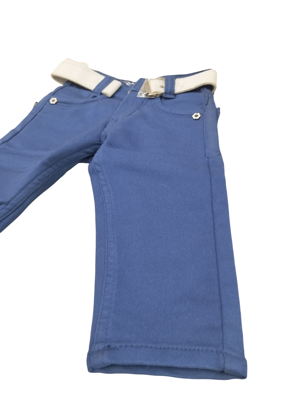 Boys' Solid Blue Cotton Pants D.22/3 B.9094