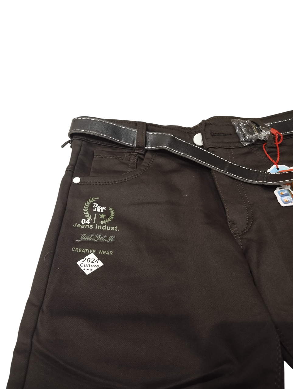 Boys' Black Slim Fit Cotton Pants D.26.2904 B.5551