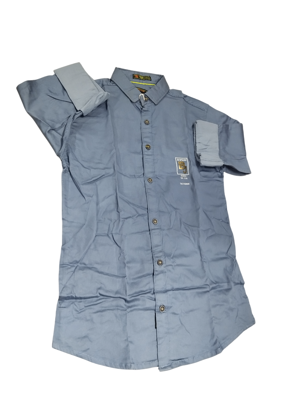 Black and sky blue bj shirt D.24/11 B.5281