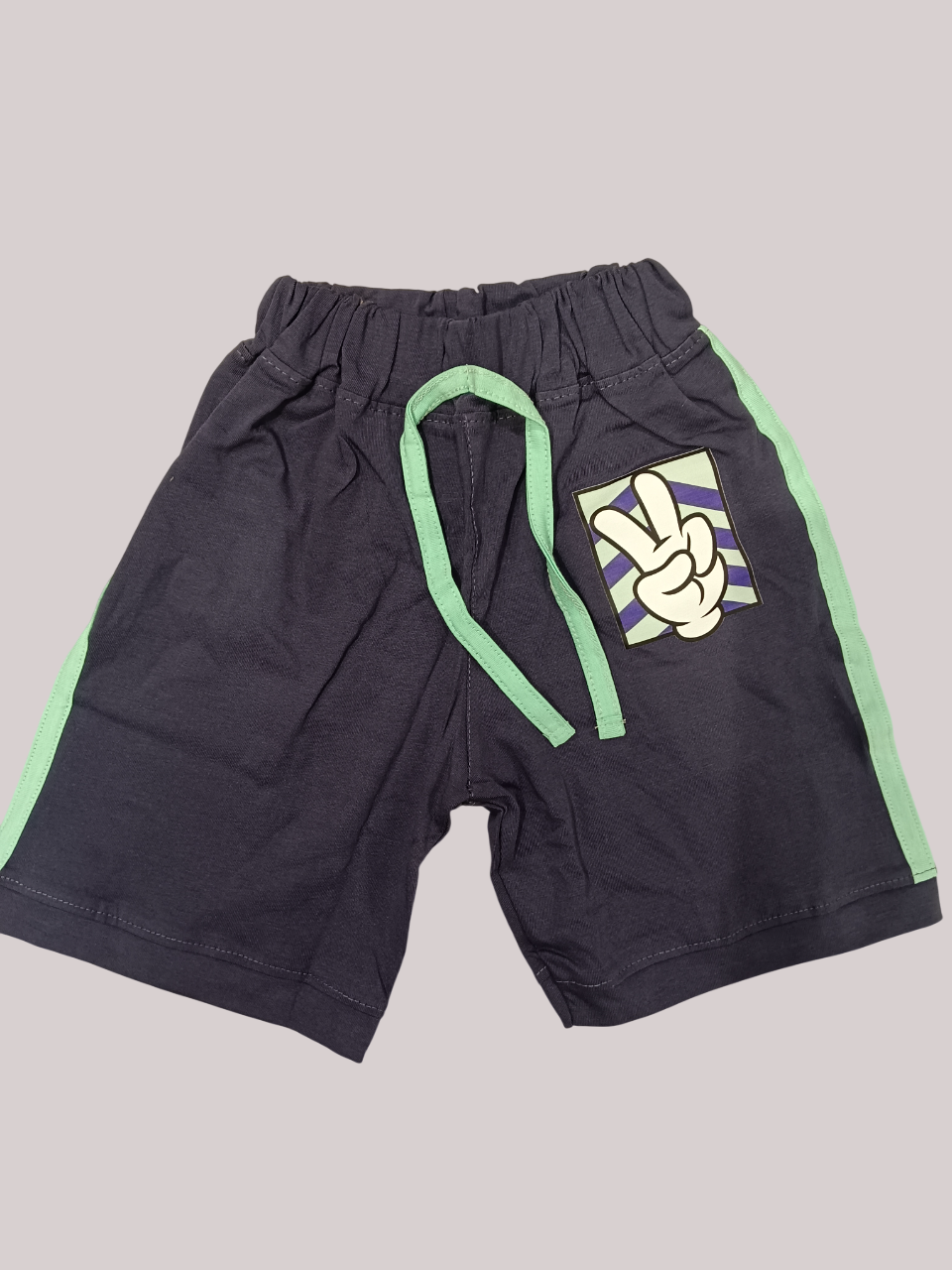 Kids "Mickey Cartoon" Printed T-Shirt and Shorts Set D.21.519 B.2173
