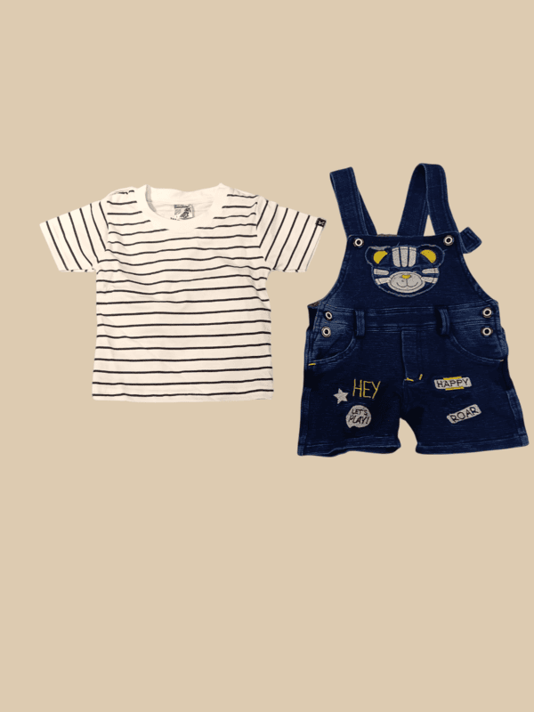 Baby/Toddler Boys' Denim Overall Set