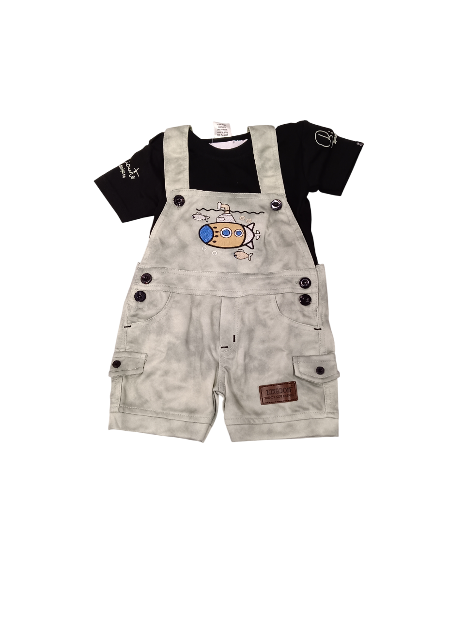 Kids' Tie-Dye Overall Shorts D.37.1639 B.1431 Kids' Tie-Dye Overall Shorts D.37.1639 B.1431