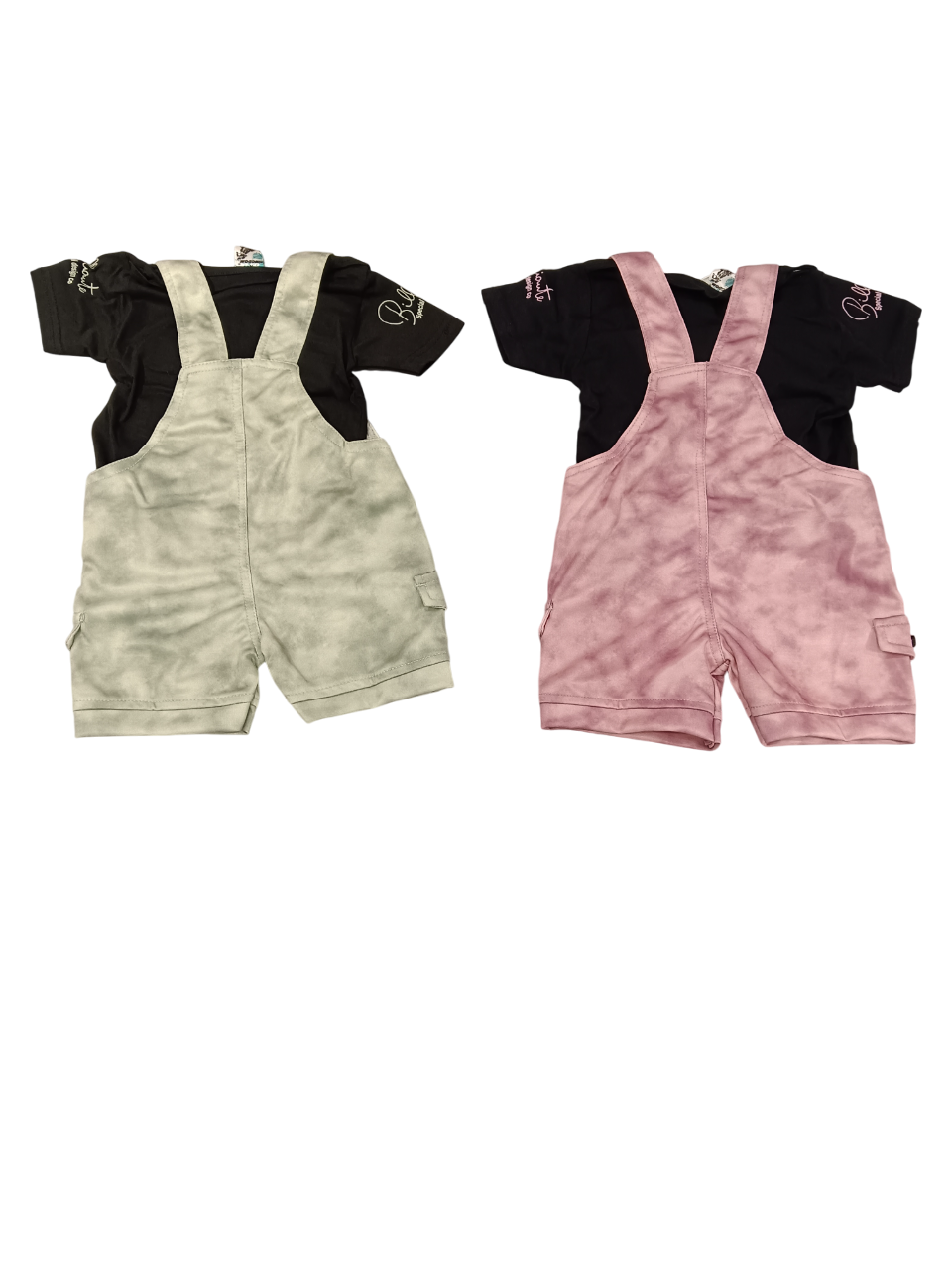 Kids' Tie-Dye Overall Shorts D.37.1639 B.1431 Kids' Tie-Dye Overall Shorts D.37.1639 B.1431