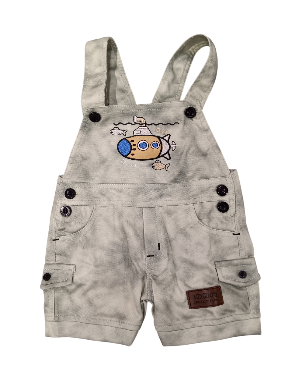 Kids' Tie-Dye Overall Shorts D.37.1639 B.1431 Kids' Tie-Dye Overall Shorts D.37.1639 B.1431