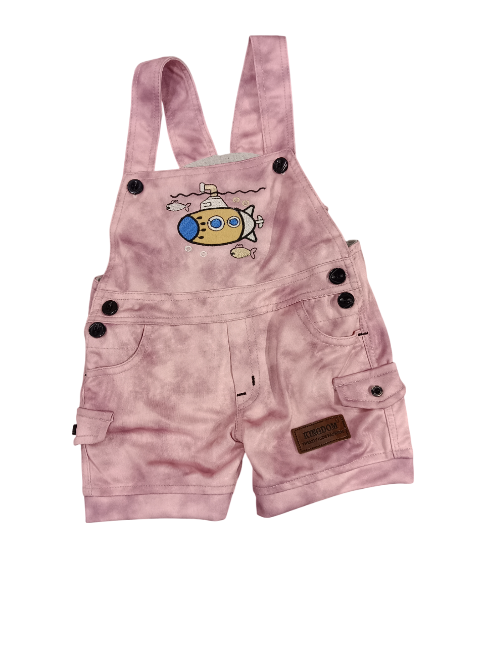 Kids' Tie-Dye Overall Shorts D.37.1639 B.1431 Kids' Tie-Dye Overall Shorts D.37.1639 B.1431