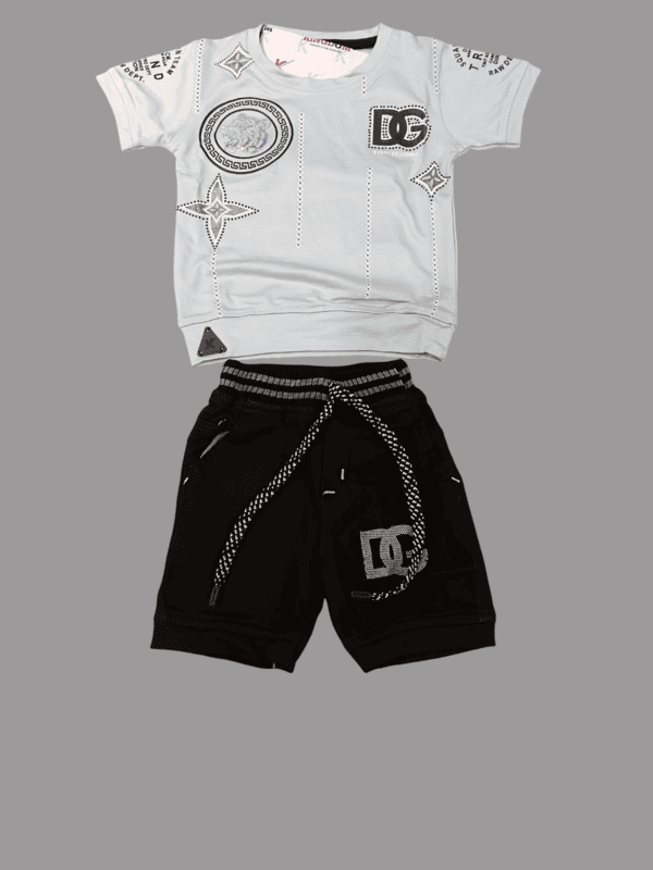 Boys' Designer T-Shirt & Shorts Set D.45.2129 B.1478