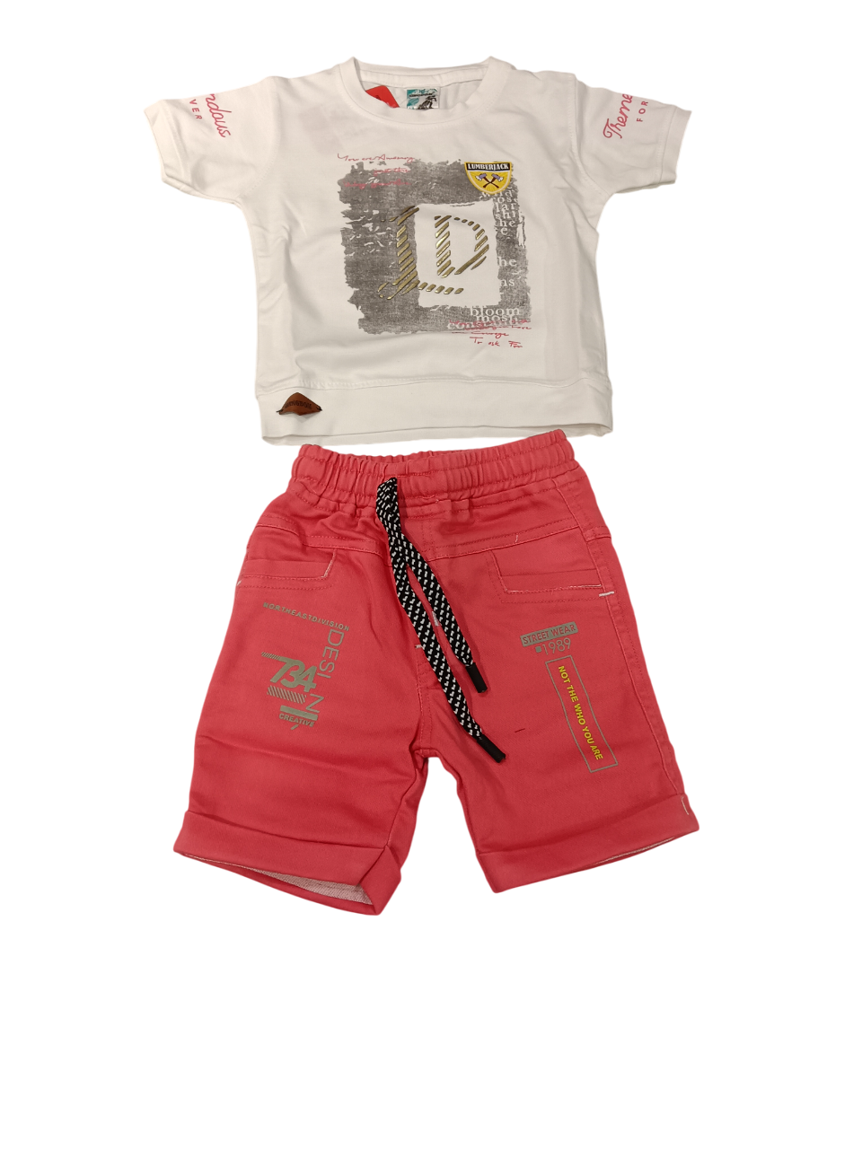 Boys' Casual Printed T-Shirt & Shorts Set D.46.2126 B.1483 Boys' Casual Printed T-Shirt & Shorts Set D.46.2126 B.1483