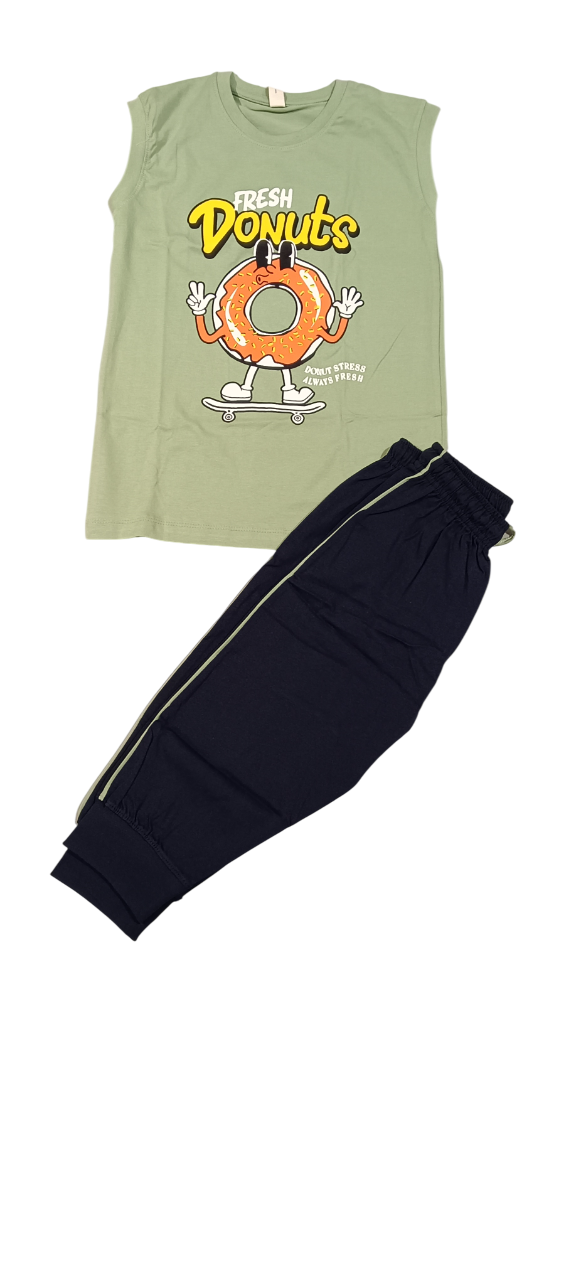 Kids 2-Piece Clothing Set – “Fresh Donuts” Design D.4/36 B.5415