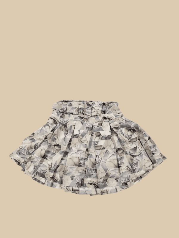 Elegant Partywear Girls' Top & Skirt Set D.8.1113 B.3693
