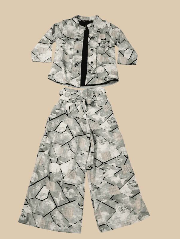 Girls' Co-Ord Set (Top and Bottom) D.3.2052 B.3664