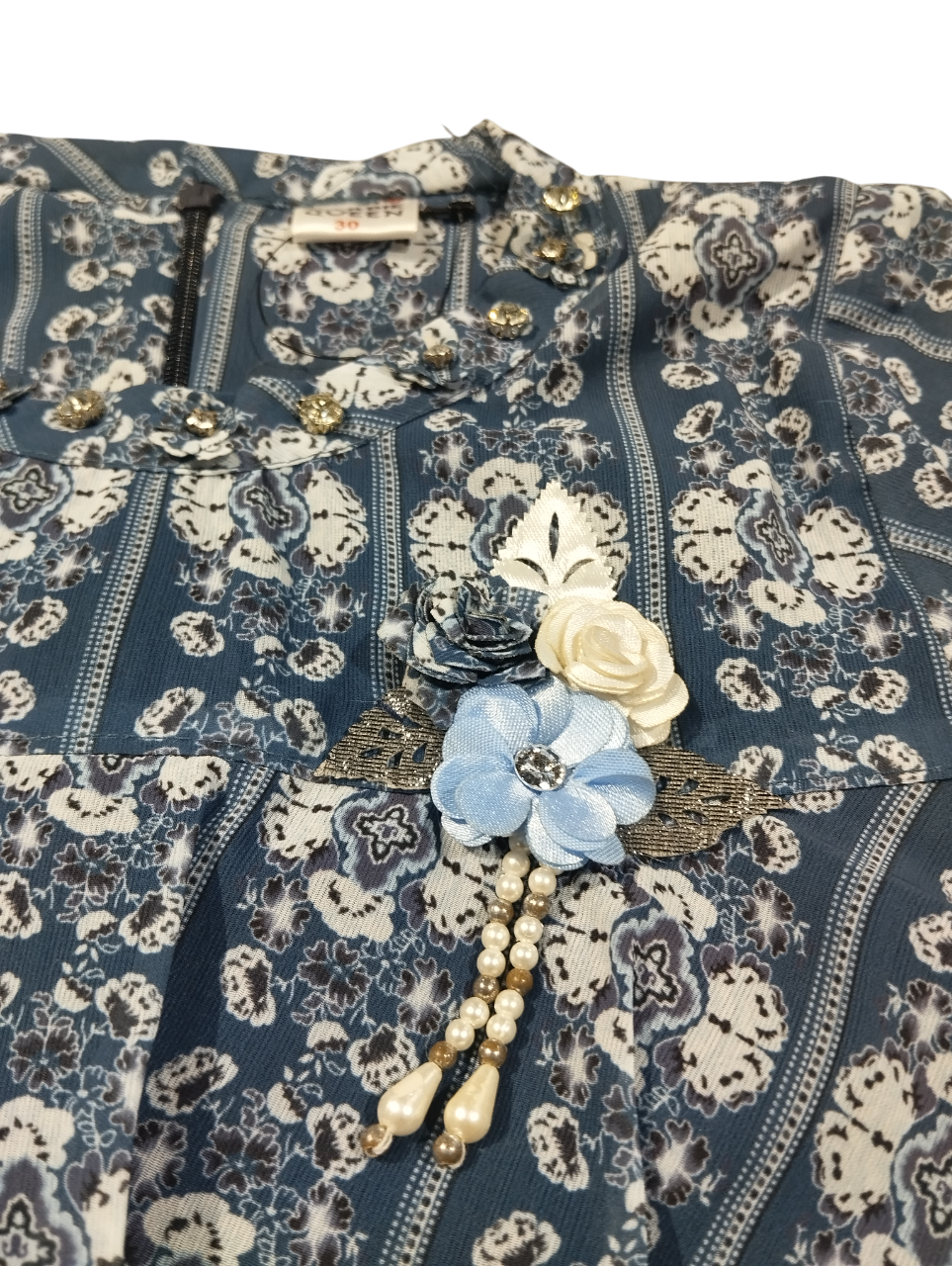 Girls' Indo-Western Printed Co-ord Set D.2.2051 B.3655 Girls' Indo-Western Printed Co-ord Set D.2.2051 B.3655