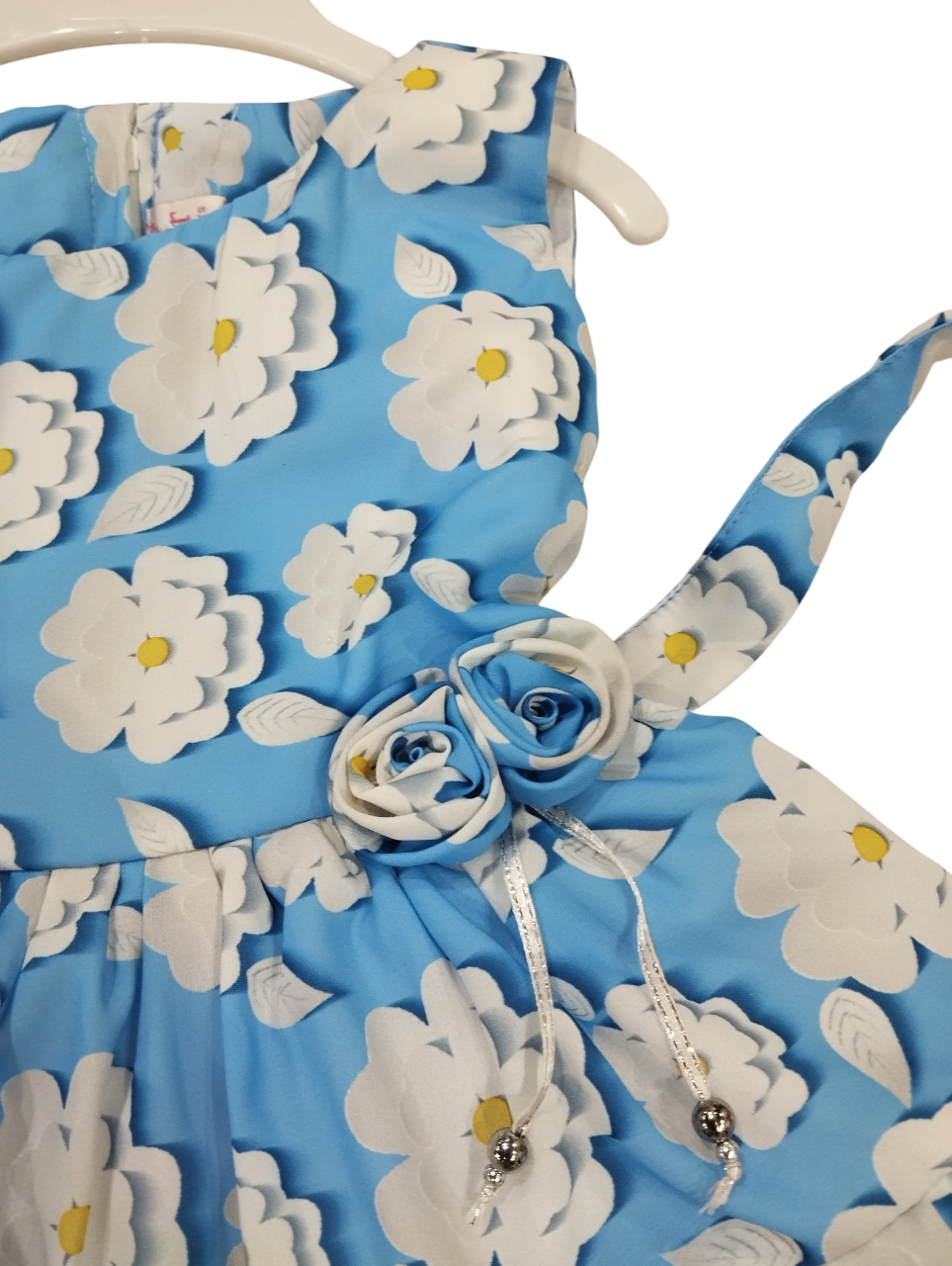 Girls' Sleeveless Floral Frock D.20.1324N B.1591 Girls' Sleeveless Floral Frock D.20.1324N B.1591