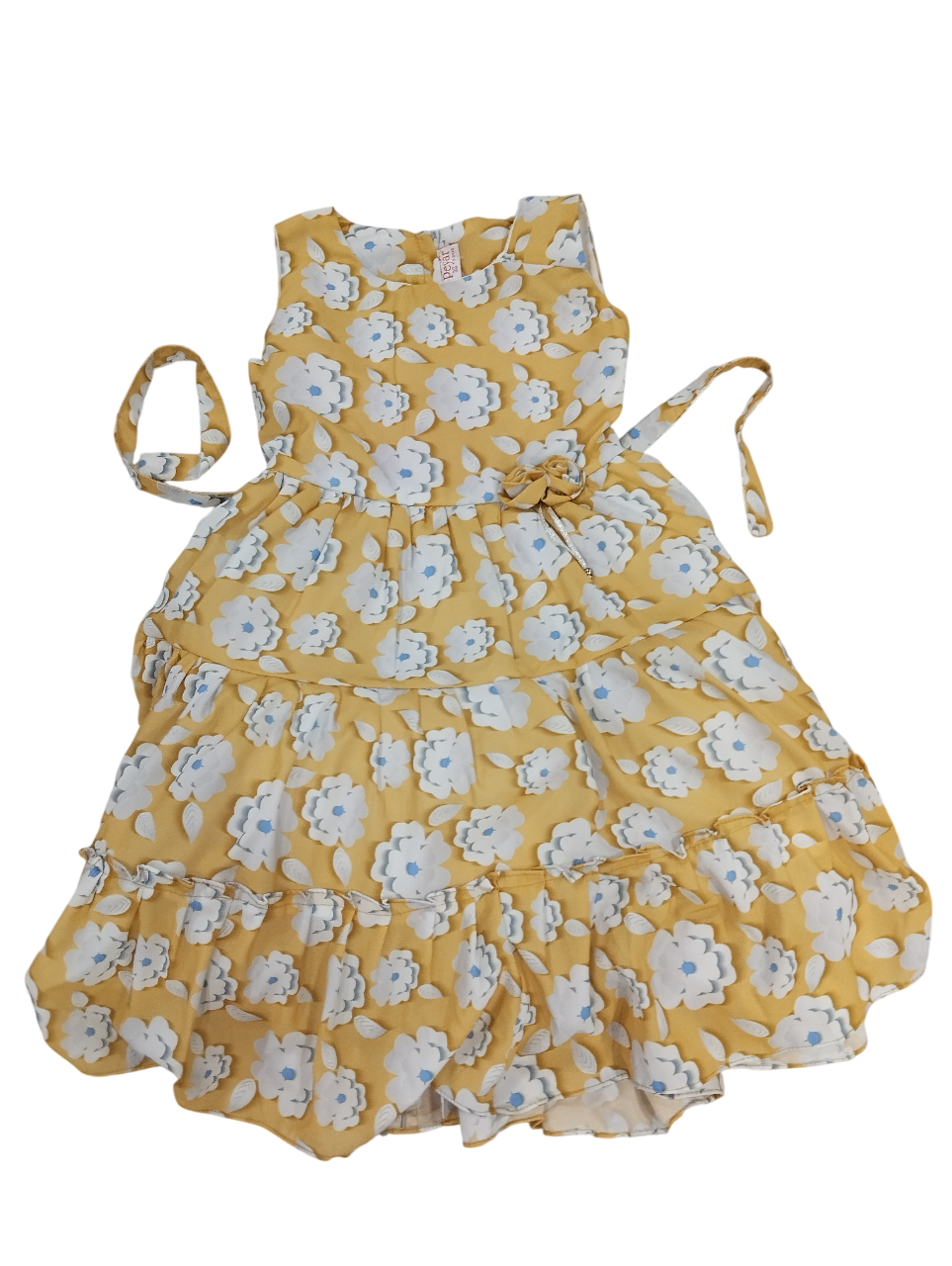Girls' Sleeveless Floral Frock D.20.1324N B.1591 Girls' Sleeveless Floral Frock D.20.1324N B.1591