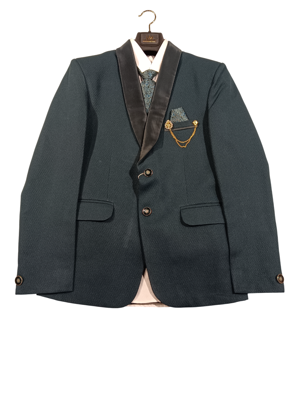Men’s Formal suit – Deep Teal Green D.5L058 B.1934