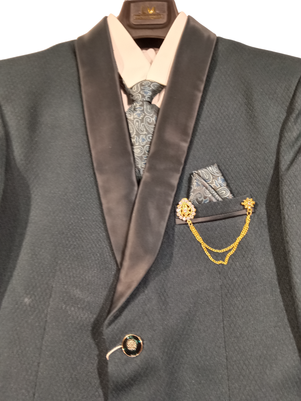 Men’s Formal suit – Deep Teal Green D.5L058 B.1934